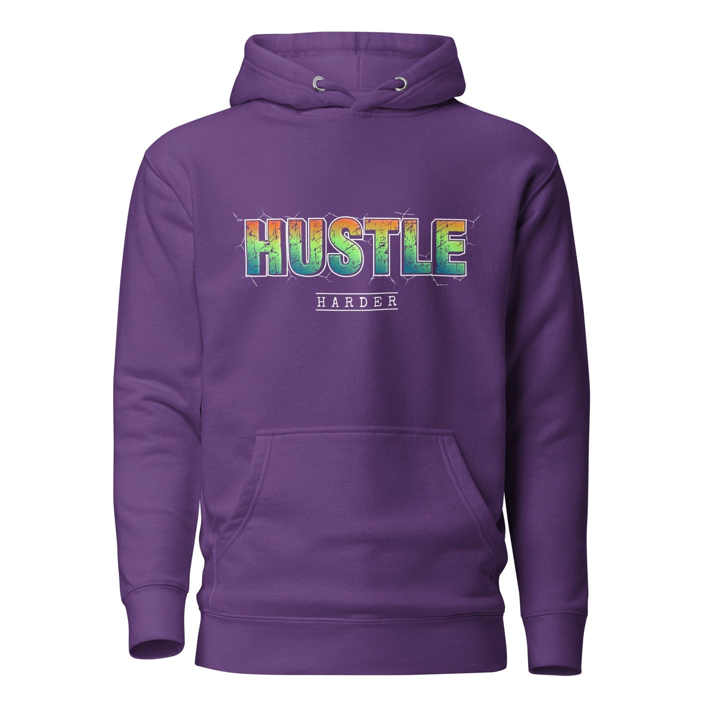 Tru Soldier Sportswear  Purple / S Hustle Harder Hoodie
