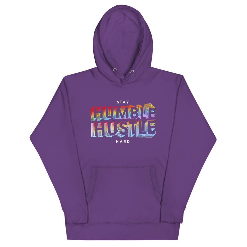 Tru Soldier Sportswear  Purple / S Stay Humble Hustle Hard Flavor Hoodie