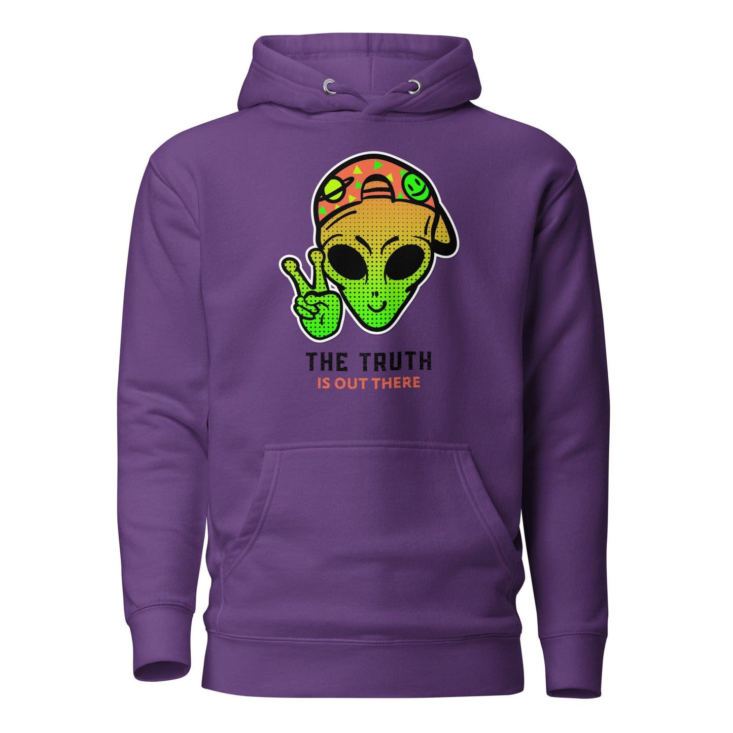 Tru Soldier Sportswear  Purple / S The Truth Is Out There Hoodie
