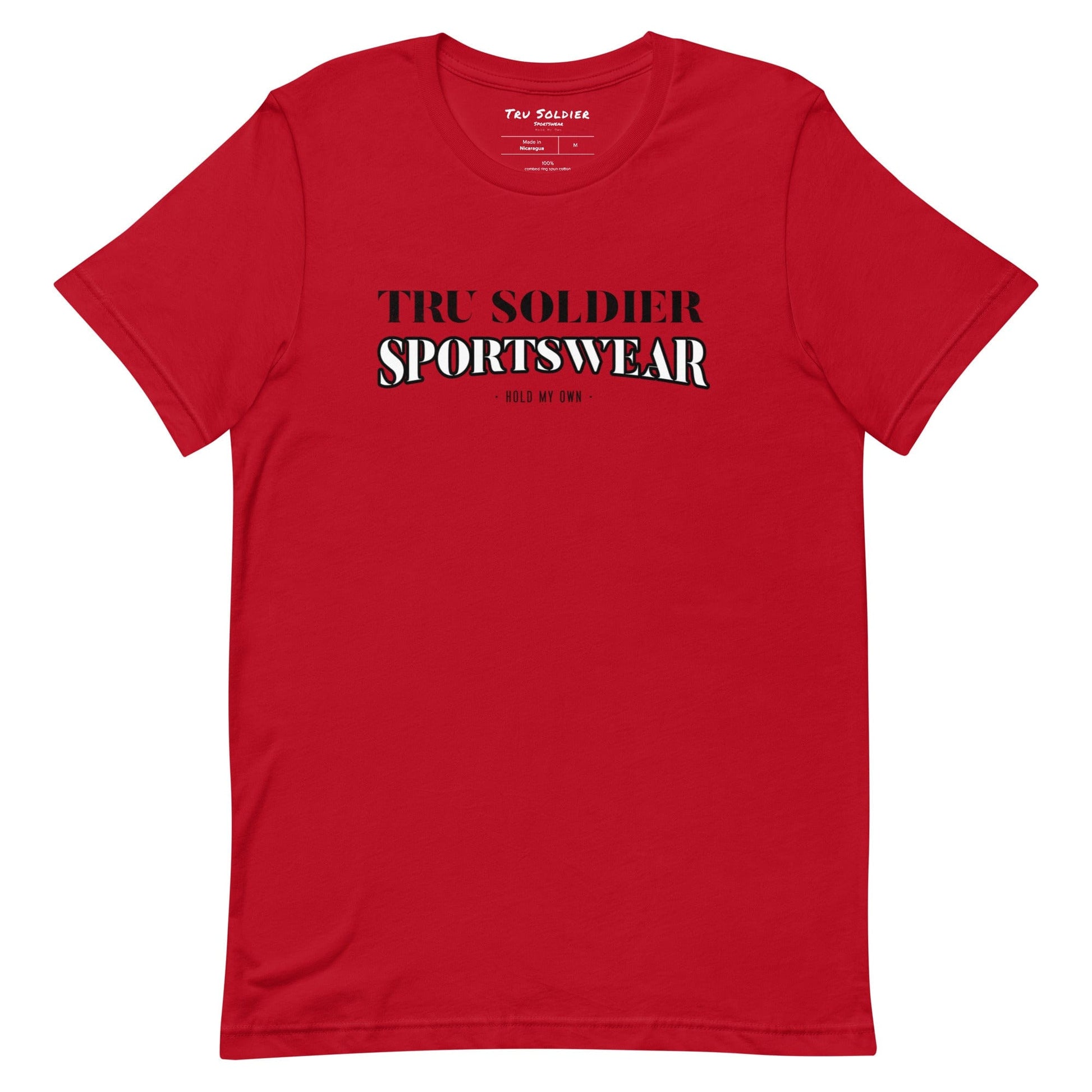 Tru Soldier Sportswear  Red / XS Tru Soldier Sportswear Unisex t-shirt