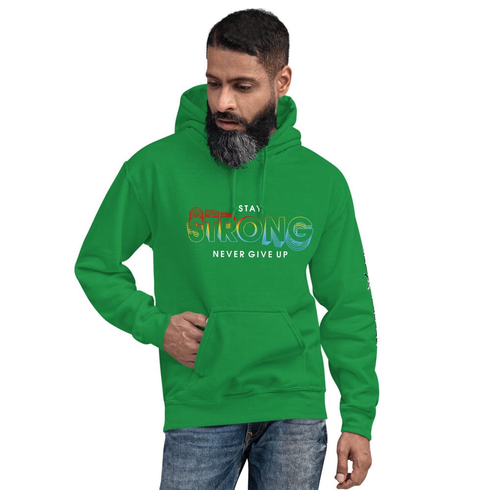 Tru Soldier Sportswear  Shirts & Tops Irish Green / S Stay Strong Hoodie