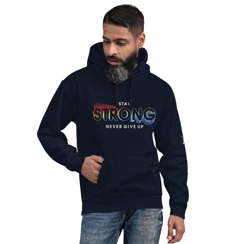 Tru Soldier Sportswear  Shirts & Tops Navy / S Stay Strong Hoodie