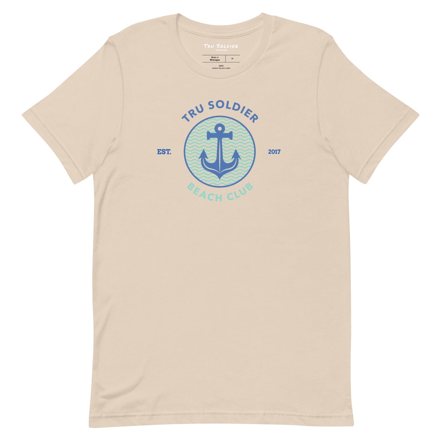 Tru Soldier Sportswear  Soft Cream / XS Tru Soldier Beach Club t-shirt