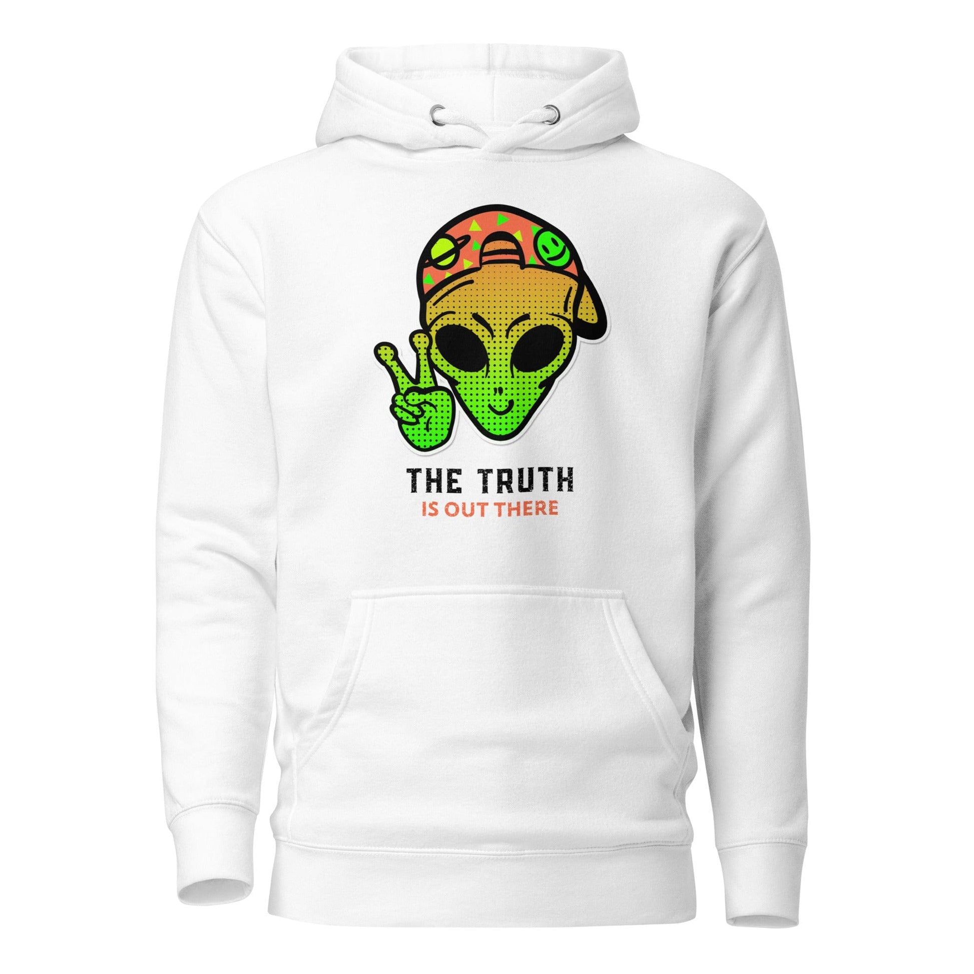 Tru Soldier Sportswear  White / S The Truth Is Out There Hoodie