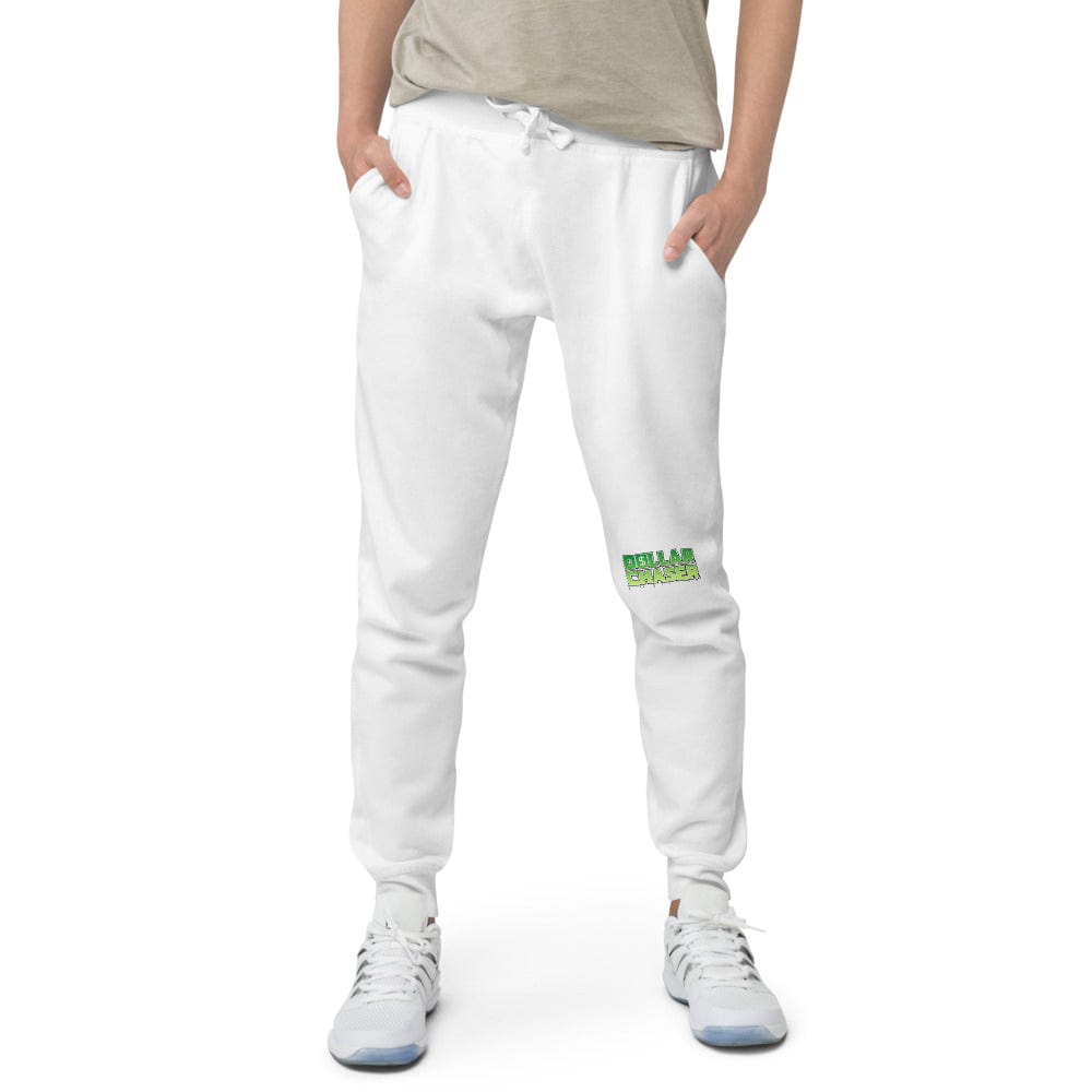 Tru Soldier Sportswear  White / XS Dollar Chaser Unisex fleece sweatpants