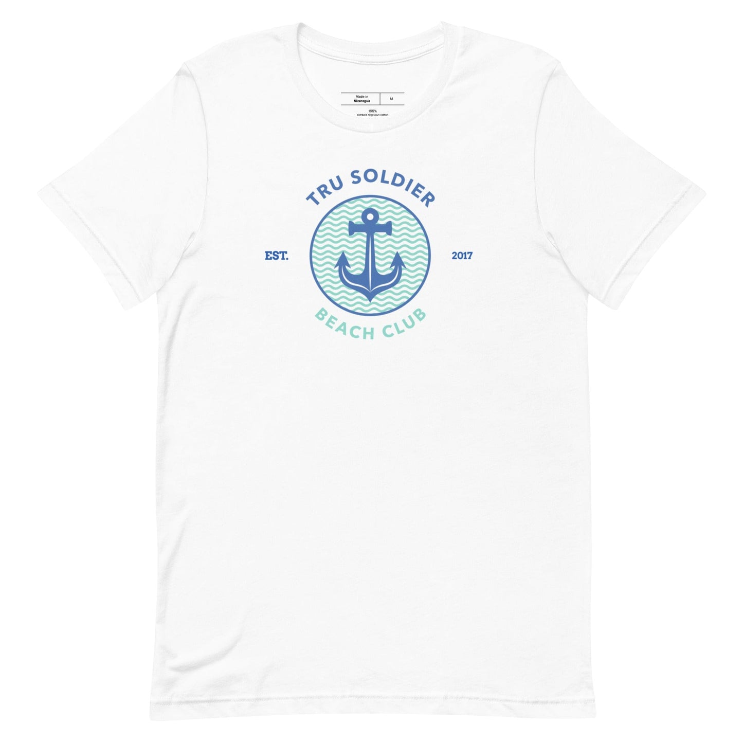 Tru Soldier Sportswear  White / XS Tru Soldier Beach Club t-shirt