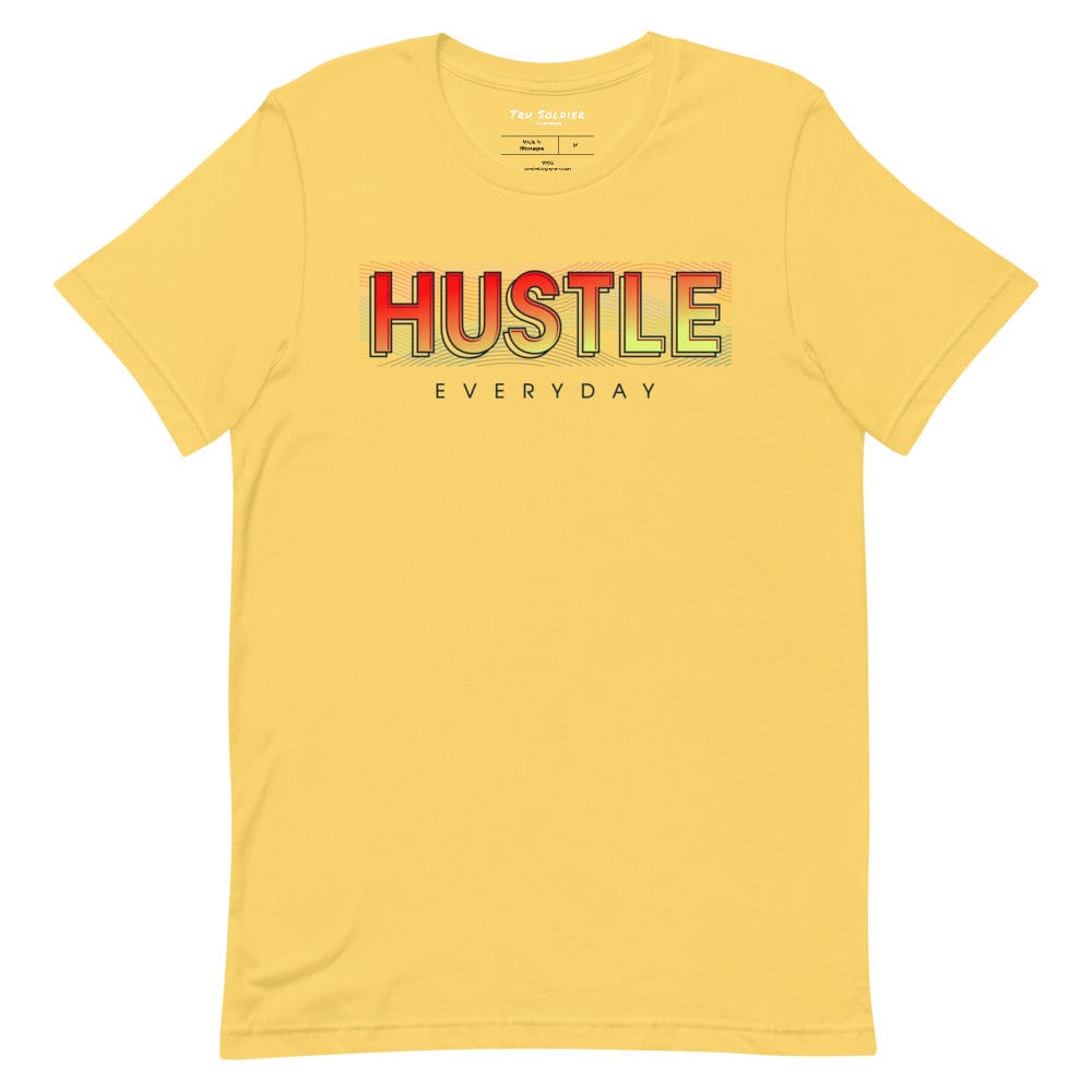 Tru Soldier Sportswear  Yellow / S Hustle Everyday t-shirt