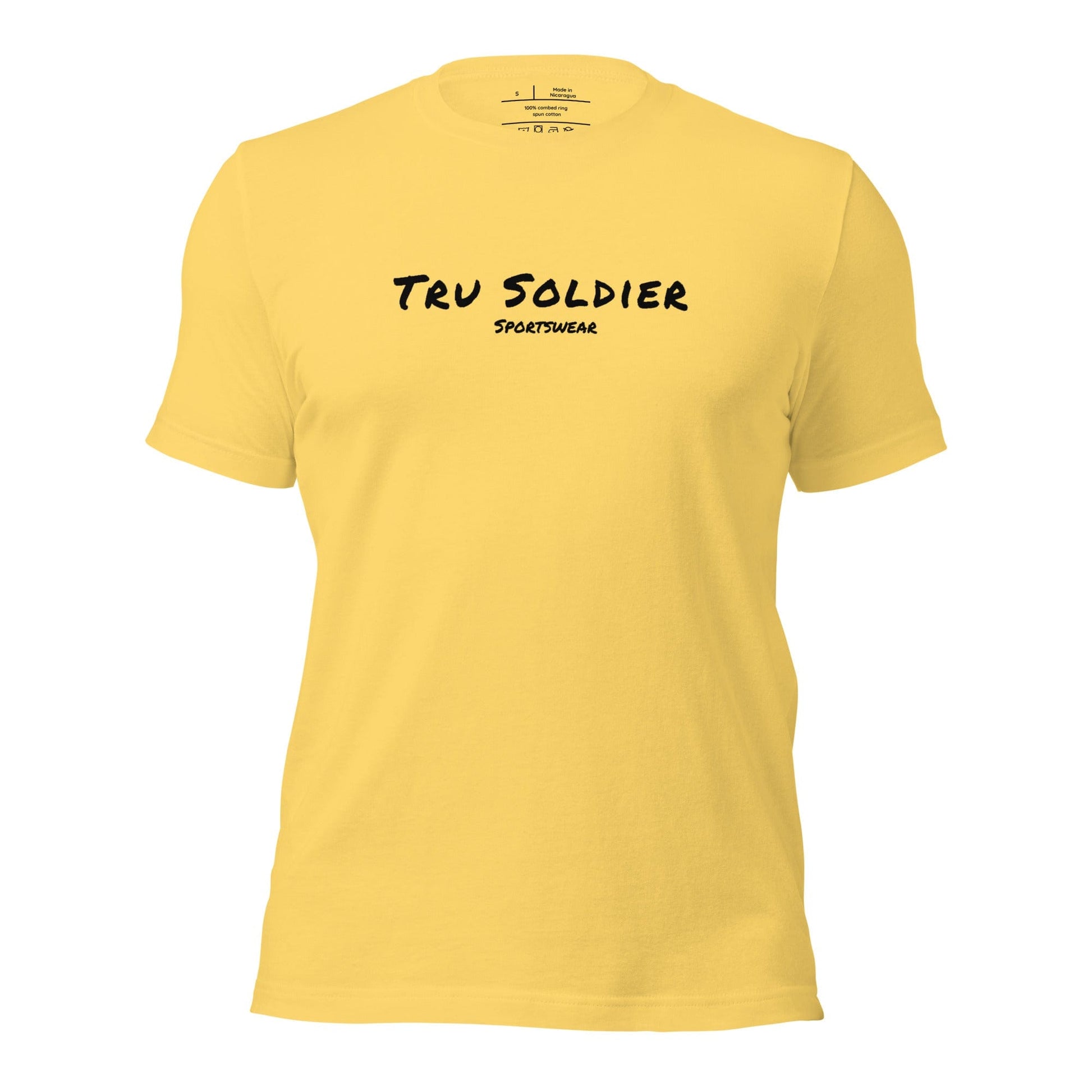Tru Soldier Sportswear  Yellow / S Unisex t-shirt